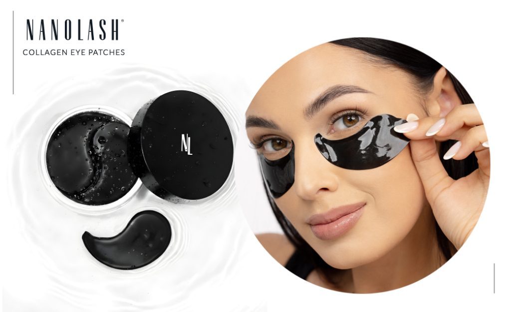 nanolash máscaras de olhos em hidrogel