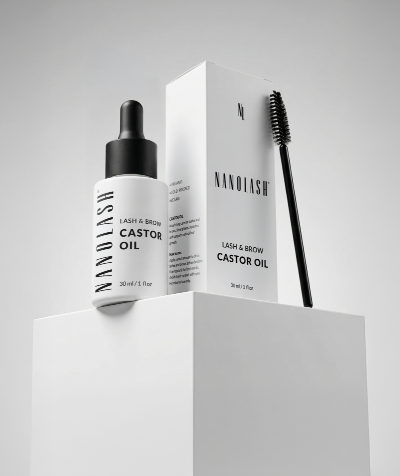 óleo de rícino sobrancelhas nanolash